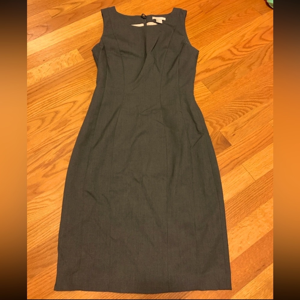 Gray H&M work dress size 4